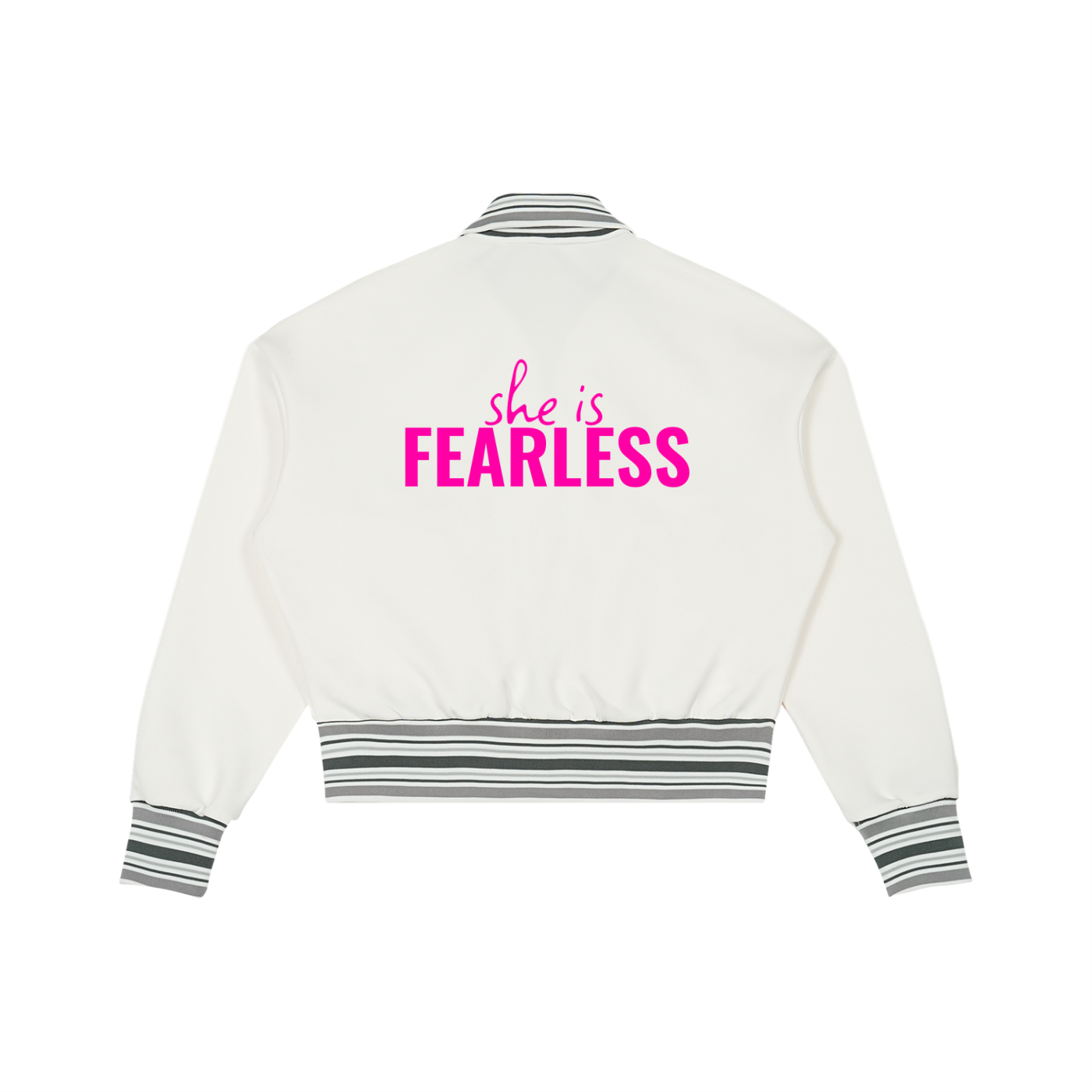 Woman's jacket,She is fearless ,Collar Zip Jacket,Spring 26,Spring 2026