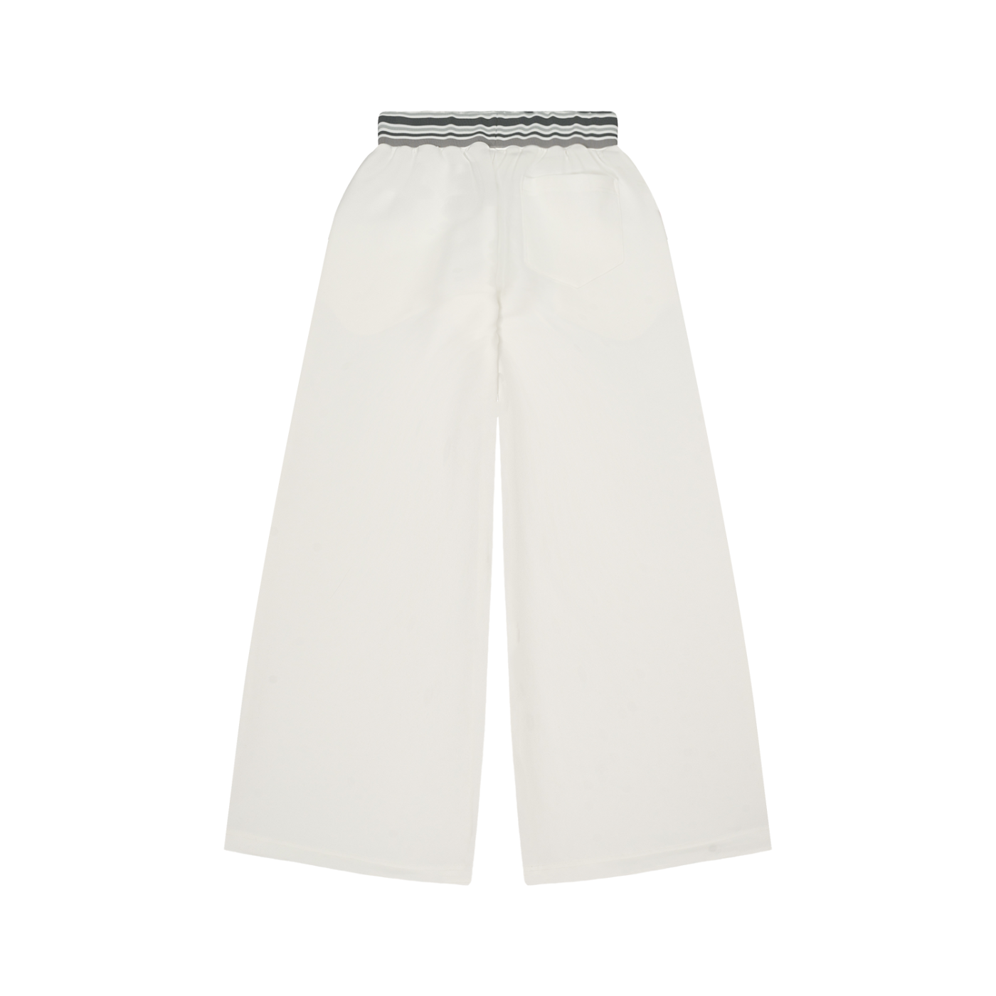 She is fearless,Striped Waist Wide Leg Pants