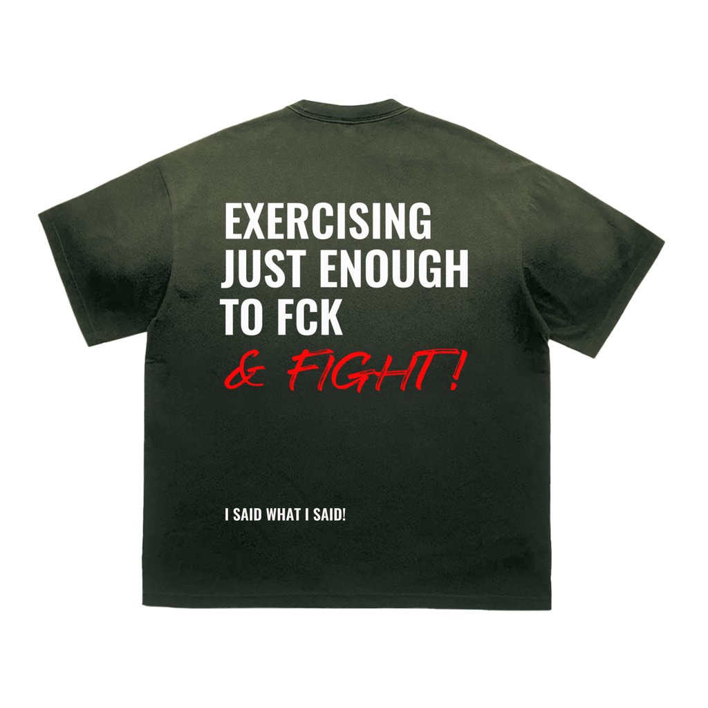 FCK & fight ,Tiger Stripe ,Gradient Washed,Tshirt,Spring 26,Spring 2026