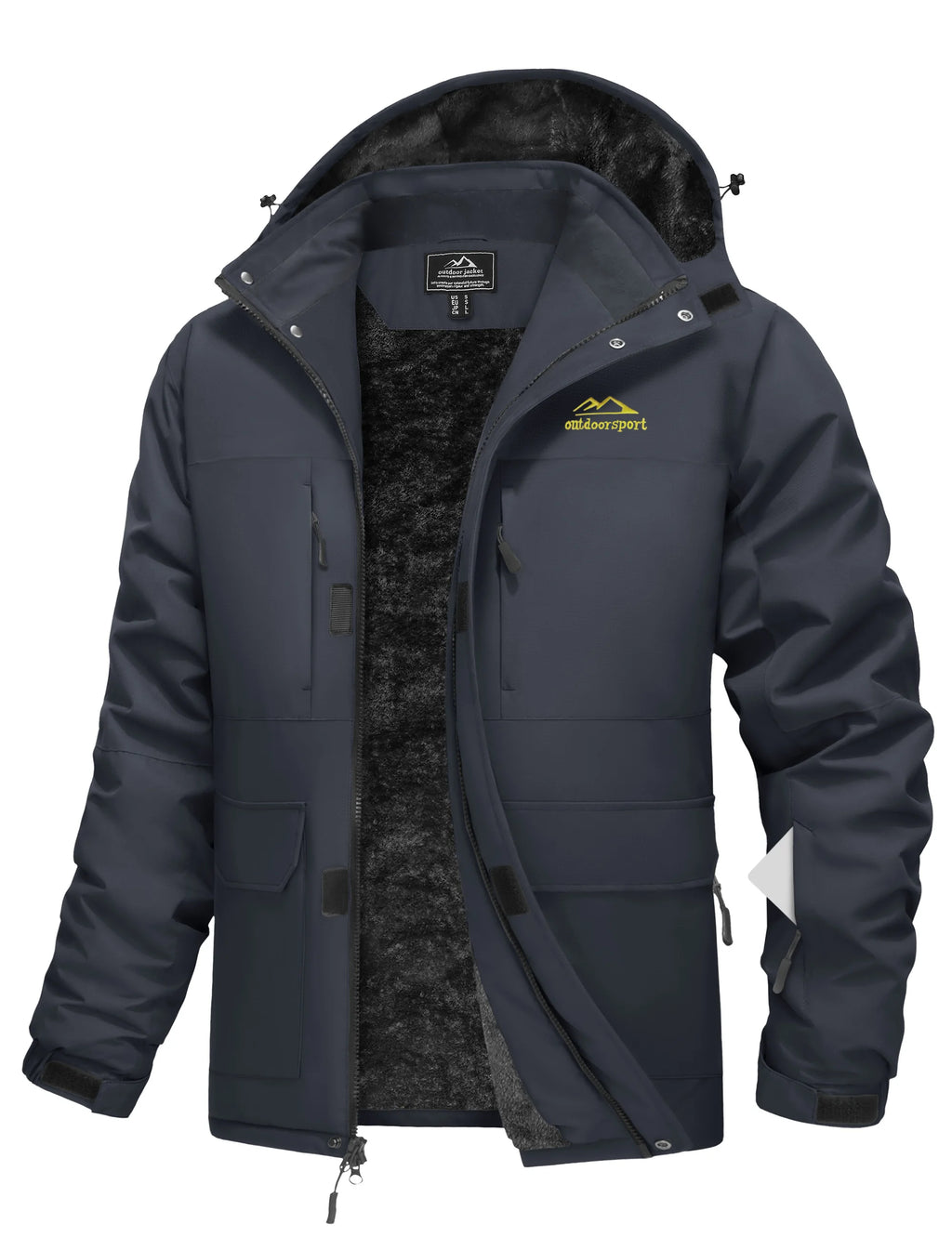 Mens 9 Pocket All-Weather Tactical Winter Jacket