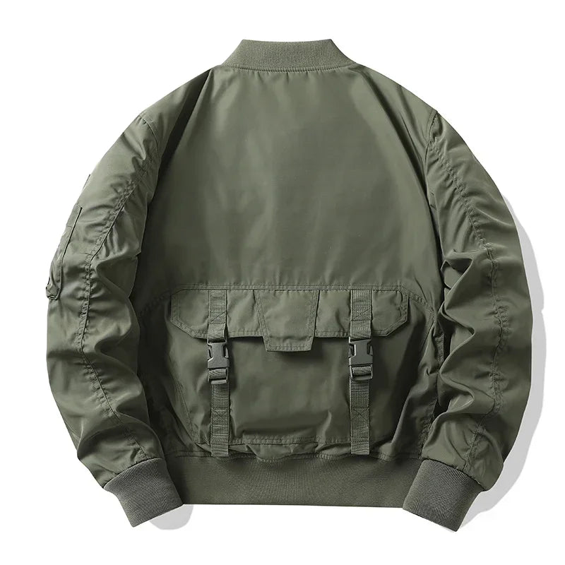 Male Vintage Cargo Workwear Tactical Jacket