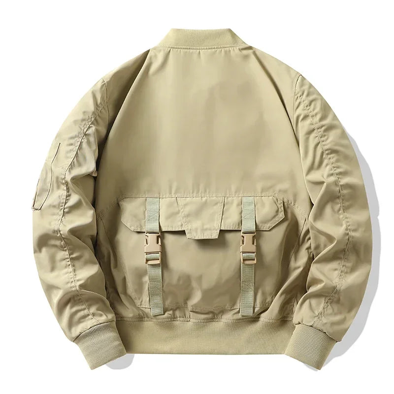 Male Vintage Cargo Workwear Tactical Jacket