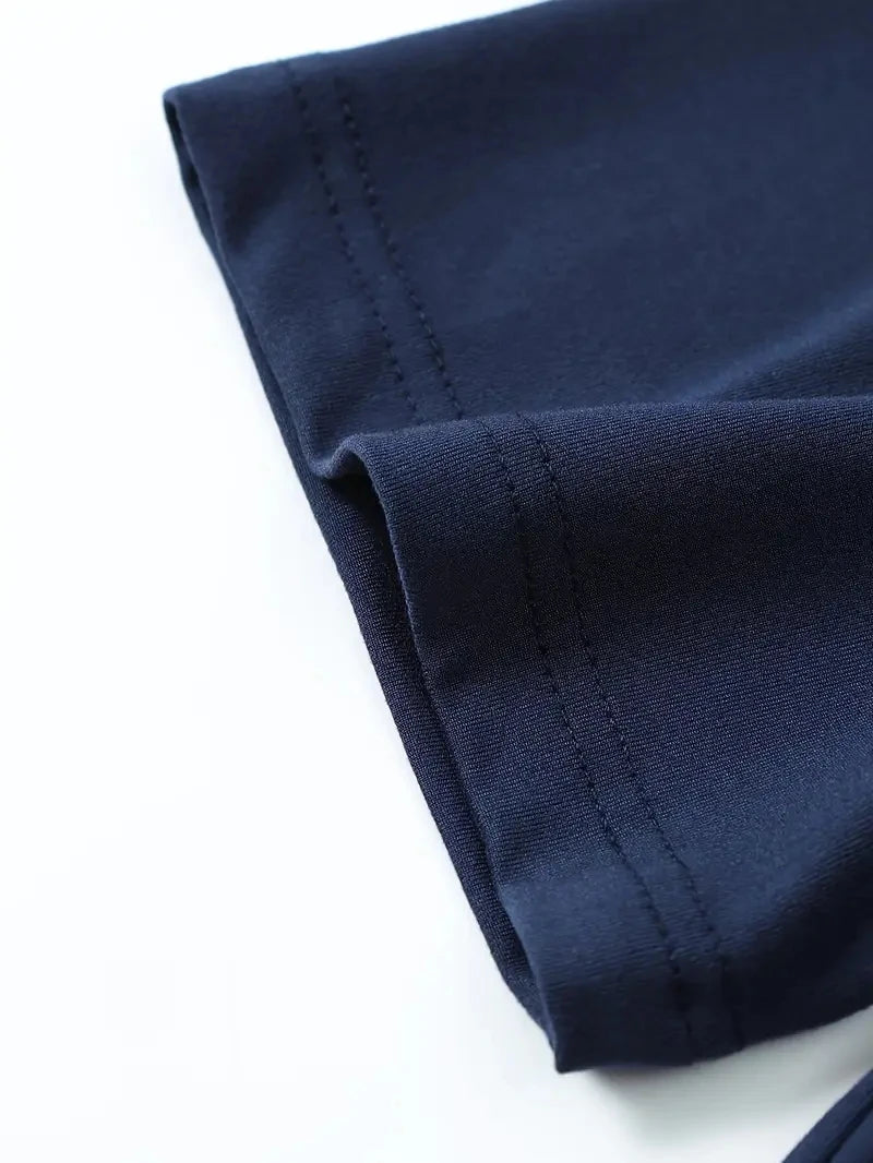 Men's Bee pattern printed round neck short sleeved T-shirt