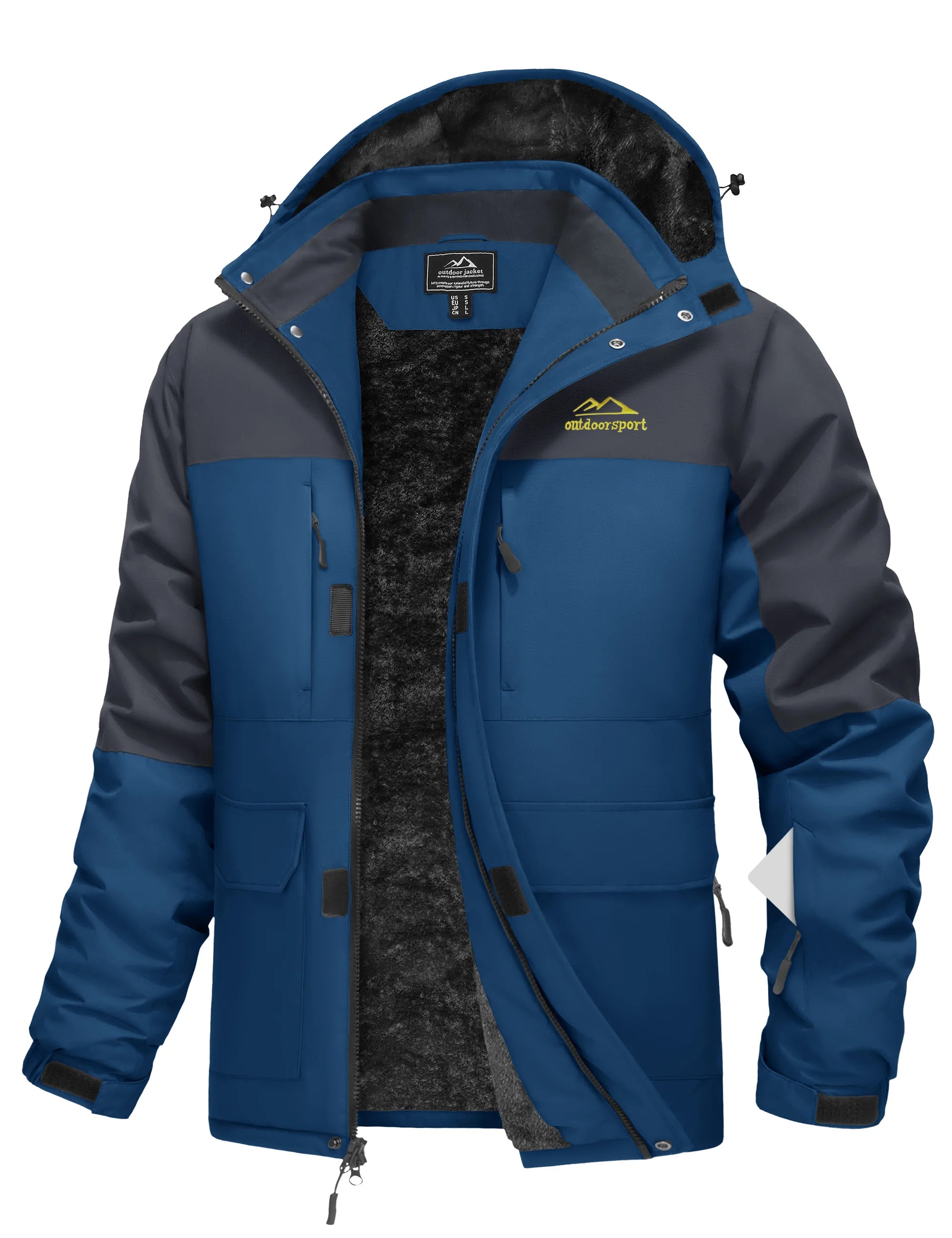 Mens 9 Pocket All-Weather Tactical Winter Jacket