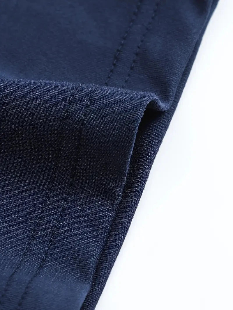 Men's Bee pattern printed round neck short sleeved T-shirt