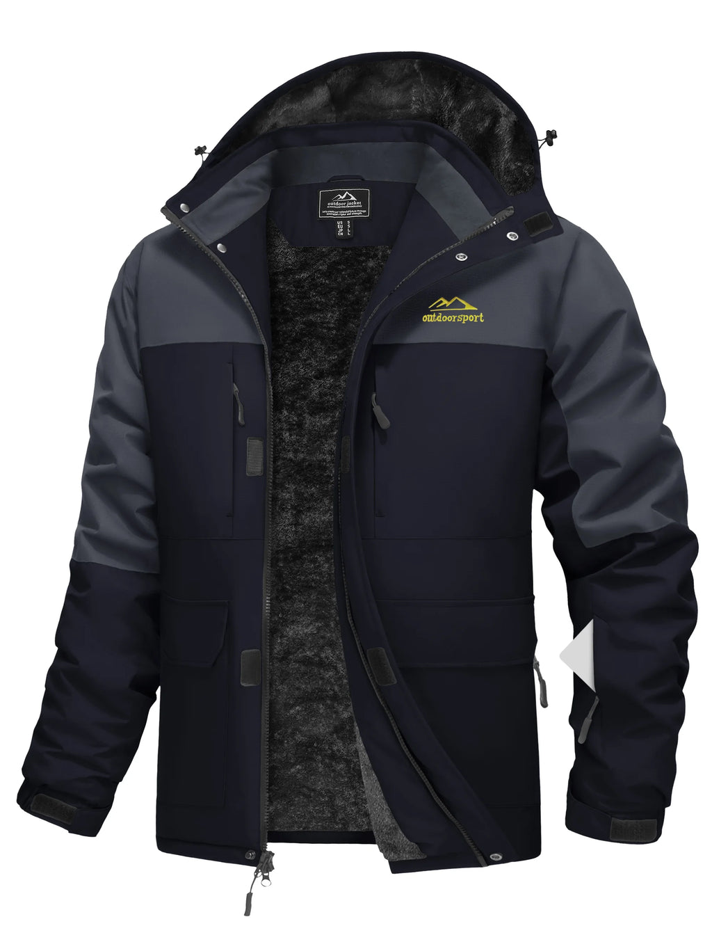 Mens 9 Pocket All-Weather Tactical Winter Jacket