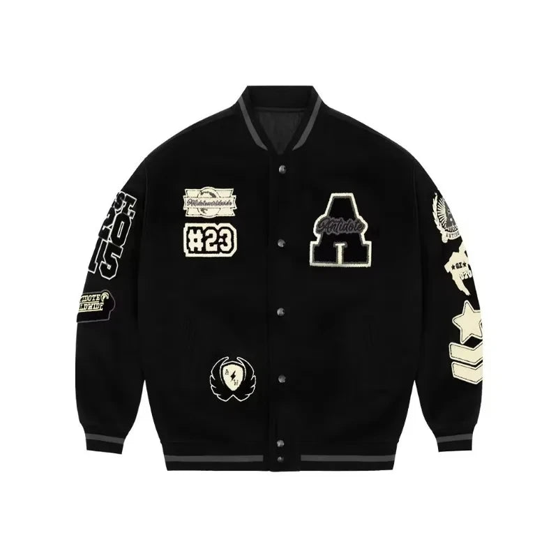 Mens Baseball Vintage Bomber Jacket